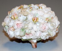 Lot 202 - A Victorian bisque posy vase having all over...