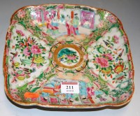 Lot 211 - A 19th century Chinese Canton enamel decorated...