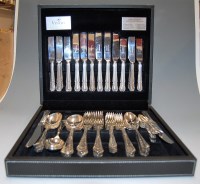 Lot 229 - A modern Viner's stainless steel eight-place...