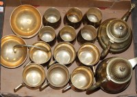 Lot 271 - An eastern brass part tea, coffee and drinks...