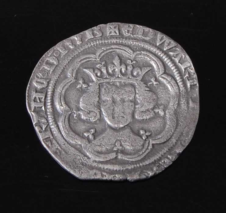 Lot 2002 - England, Edward III groat, London mint,...