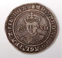 Lot 2028 - England, hammered silver shilling, Edward VI...