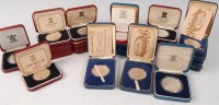 Lot 2066 - Great Britain, 18 various cased silver proof...