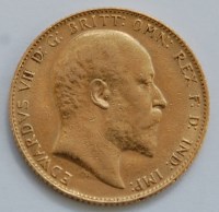 Lot 2101 - Great Britain, 1908 gold full sovereign,...