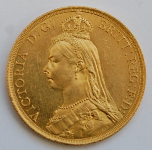 Lot 2104 - Great Britain, 1887 gold double sovereign,...