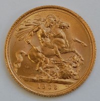Lot 2108 - Great Britain, 1966 gold full sovereign,...