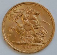 Lot 2112 - Great Britain, 1966 gold full sovereign,...