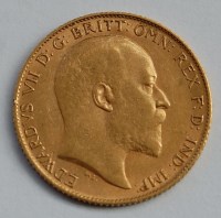 Lot 2133 - Great Britain, 1910 gold half sovereign,...