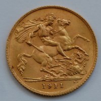 Lot 2136 - Great Britain, 1911 gold half sovereign,...