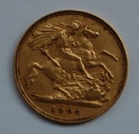 Lot 2138 - Great Britain, 1902 gold half sovereign,...