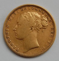 Lot 2154 - Great Britain, 1872 gold full sovereign,...