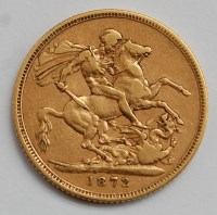 Lot 2154 - Great Britain, 1872 gold full sovereign,...