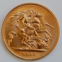 Lot 2162 - Great Britain, 1966 gold full sovereign,...