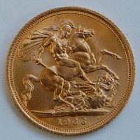 Lot 2165 - Great Britain, 1966 gold full sovereign,...