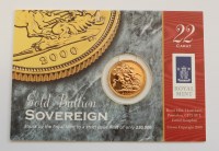 Lot 2169 - Great Britain, 2000 gold bullion full...