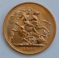 Lot 2172 - Great Britain, 1966 gold full sovereign, Queen...