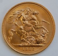 Lot 2176 - Great Britain, 1966 gold full sovereign, Queen...