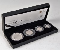 Lot 2215 - Great Britain, cased 2012 Britannia four-coin...