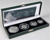 Lot 2220 - Great Britain, cased 2007 Britannia four-coin...
