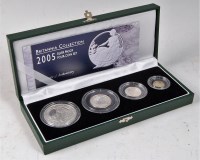 Lot 2222 - Great Britain, cased 2005 Britannia four-coin...