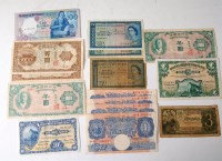 Lot 2270 - Mixed lot of British and world banknotes, to...