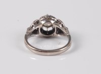 Lot 2558 - A single stone diamond ring, the round...