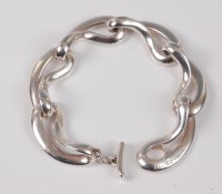 Lot 2685 - A Georg Jensen silver Infinity bracelet, no....