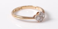 Lot 2689 - An early 20th century 18ct diamond ring, the...