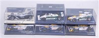 Lot 2641 - Six various plastic cased Williams Minichamps...