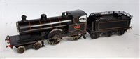 Lot 291 - Gauge 1 c/w 4-4-0 loco and tender LNWR style...