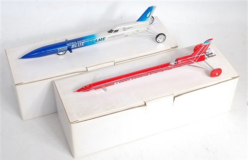 Lot 2761 - Two 1/43 Bizarre land speed record cars;  BZ1...