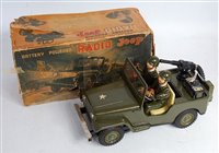 Lot 3318 - A Nomura of Japan battery powered radio jeep,...