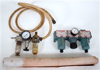Lot 75 - Schrader compressed air cylinder regulator set...
