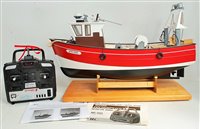 Lot 1 - A Ky Models 1/20 scale factory built radio control fishing vessel