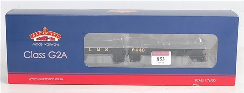 Lot 853 - A Bachmann 31-476 LMS black class G2A engine...