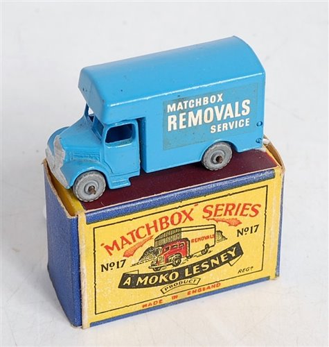 Lot 2333 - A Matchbox 1-75 series No.17A Bedford removals...
