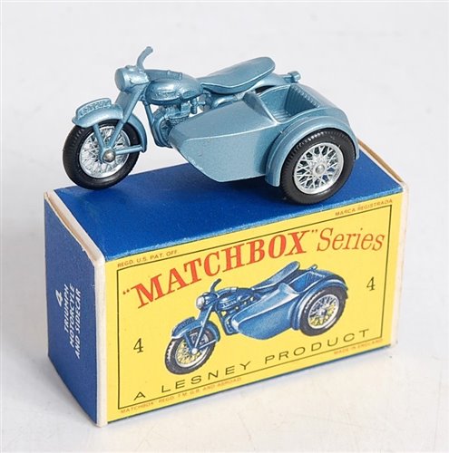 Lot 2349 - A Matchbox 1-75 series No.4C Triumph T110...