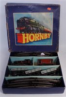 Lot 292 - A Hornby 0 gauge No. 40 tanks goods set...