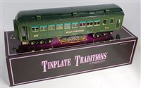 Lot 306 - Two items, MTH Tinplate Traditions six wheel...