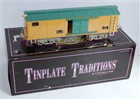 Lot 307 - Three MTH Tinplate Traditions items - 4018...