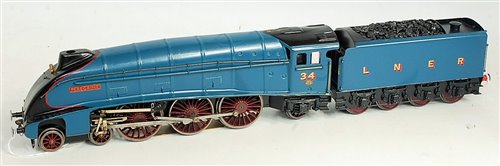Lot 367 - Kit built A4 loco and tender 'Peregrine' No....