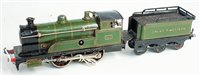 Lot 403 - Bing 0-4-0 c/w loco and tender Great Western...