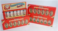 Lot 1351 - Seven various boxed as issued Britains soldier...
