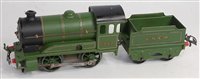 Lot 284 - A Hornby No. 1 (1931) clockwork engine and...