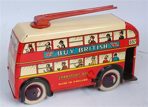 Lot 3313 - A Wells Brimtoy No.113 trolleybus, comprising...