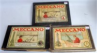 Lot 151 - Meccano No 3 outfit C1916 appears complete,...