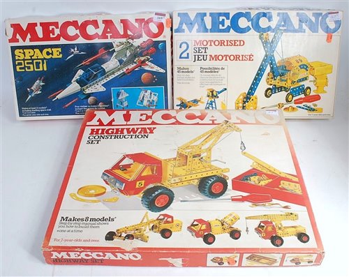 Lot 169 - Meccano highway construction set, space 2501...