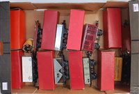 Lot 446 - Large tray containing 8 Hornby boxed post-war...