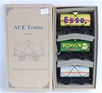 Lot 472 - ACE Trains ref set 7: 3x tank wagons 'Esso'...