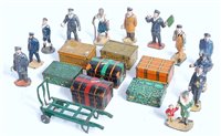 Lot 374 - Small tray containing 7 assorted pieces Hornby...